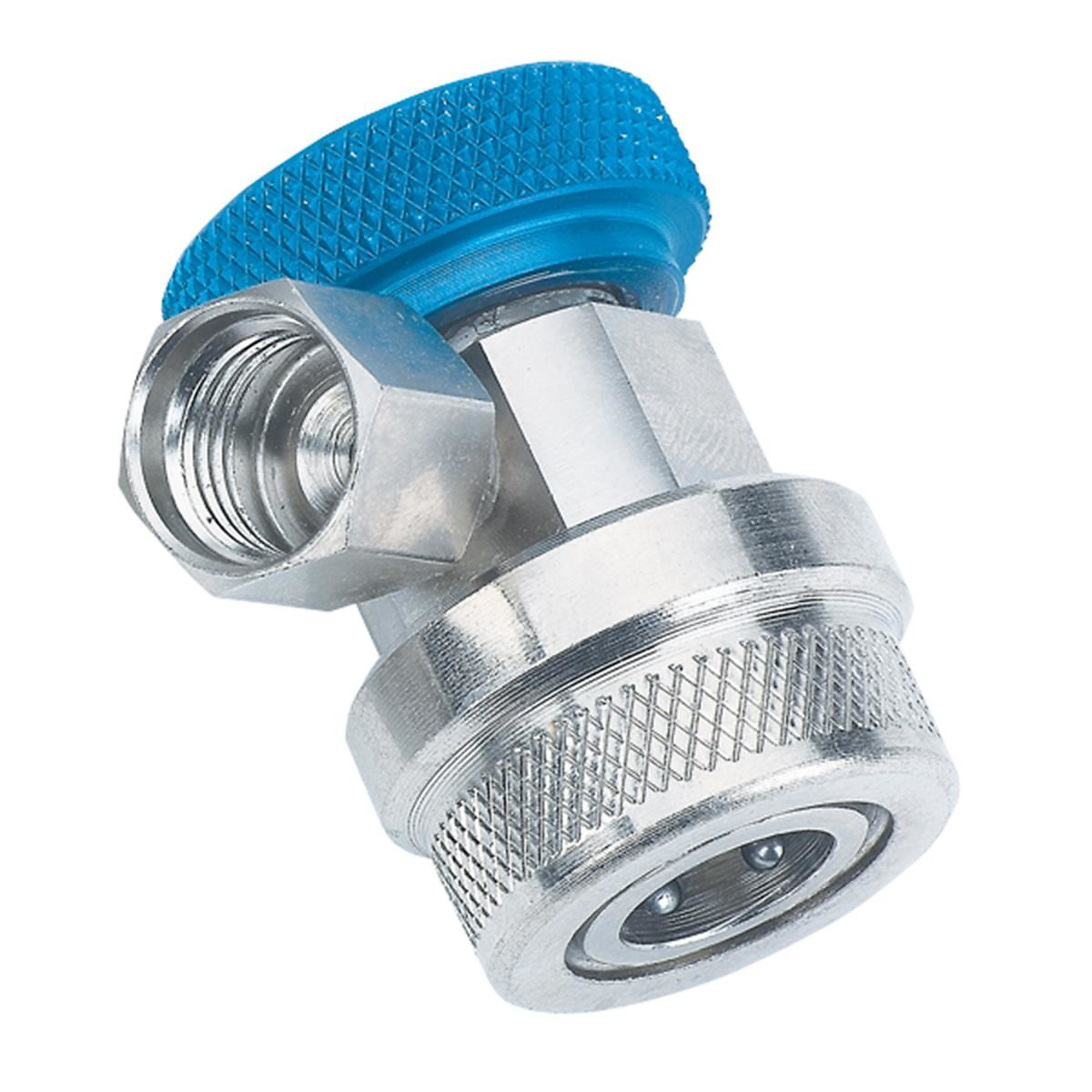 FJC R134a Low Side Manual Service Coupler — 14mm x 1.5, Six-Ball Coupler, Model# FJC6002